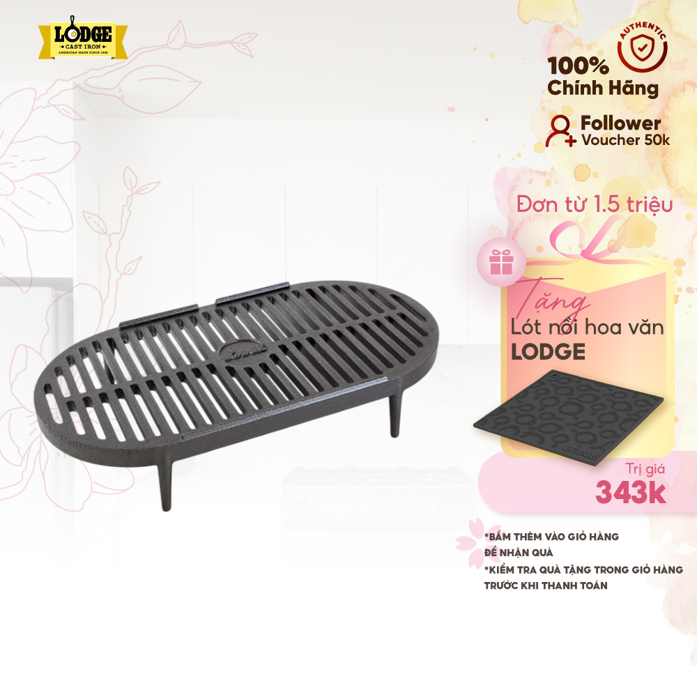 Lodge - Mặt trên lò nướng pro