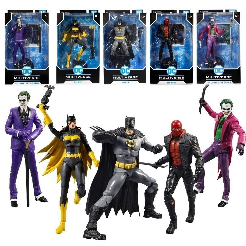 Dc McFarland 3 Joker Batman Batgirl Red Hood Joker 23.3cm Có thể làm được JXRI OJ20 Q37O NBBO K7VD