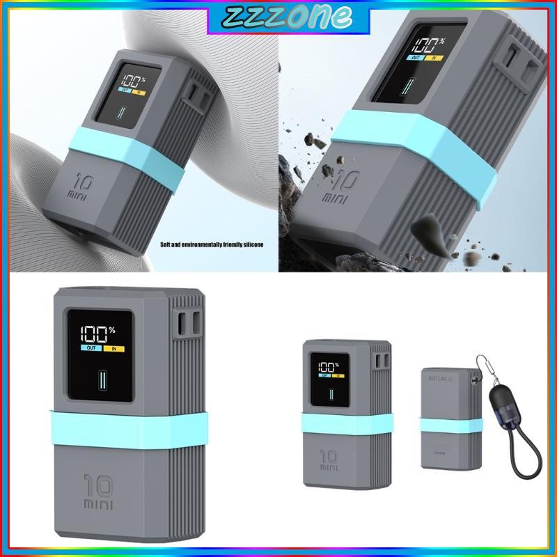Zzz Cho 10 Mini 10000mAh PB1055 55W Năng Lượng Lưu Trữ Ngân Hàng Silicon Du Lịch