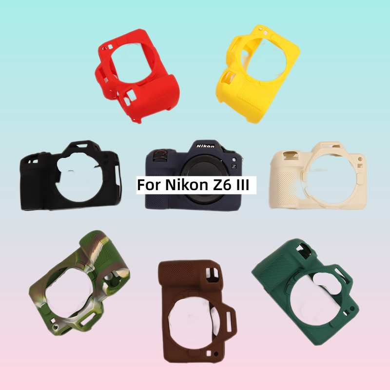 Dành Cho Máy Ảnh Nikon Z6III Vỏ Silicon Nhiều Màu Sắc Micro-single Z6 III Camera Túi Mềm Z6 3 Chụp Ả