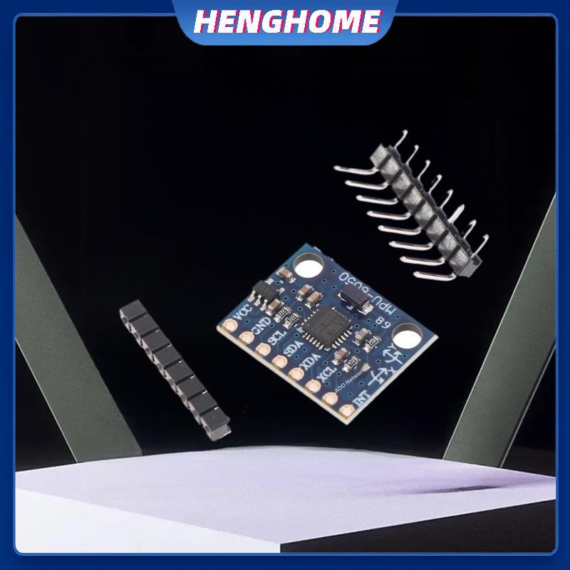 HENGHOME 1 Bộ GY-521 MPU-6050 MPU6050 Cảm biến con quay hồi chuyển tương tự 3 trục + Mô-đun gia tốc 