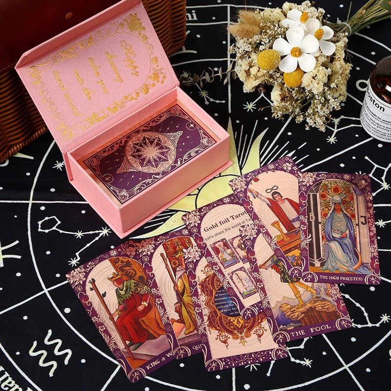 Giá Trị Tarot Original Purple Star Plate Yan Card Cổ Điển Cao Tarot Tarot Tarot West Card 78 Miếng 6