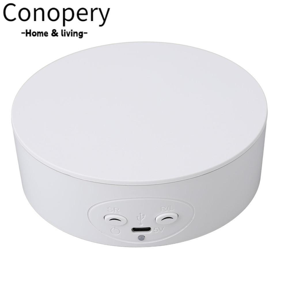 Bàn xoay điện CONOPERY, Giá đỡ màn hình xoay xoay 360 5 Inch, Màn hình hiển thị sản phẩm Chụp ảnh mô