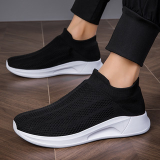 Mùa Xuân Mùa Hè Phong Cách Mới Slip-On Giày Thể Thao Cặp Đôi Lưới Lười Giày Thoáng Khí Hàng Sẵn Có Giày Nam Nữ