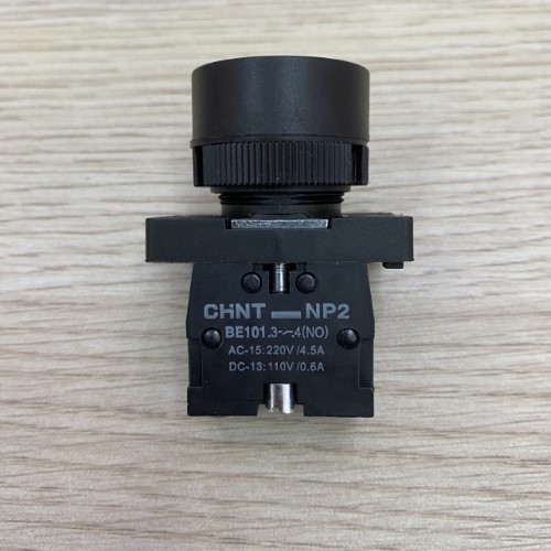 🟢 Nút Nhấn Nhả Không Đèn CHINT NP2-EA31 – Màu Xanh Lá (1 Tiếp Điểm)