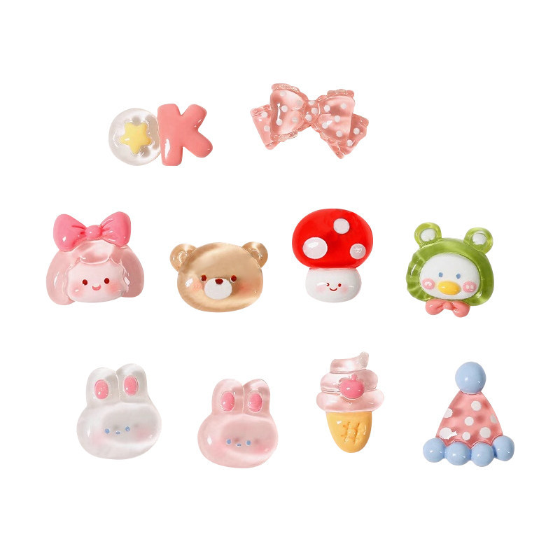 cham dép cross chảm charm dép crocs Thích Hợp Cho Giày Lỗ Phong Cách Mới Phụ Kiện Dễ Thương Giày Tự 