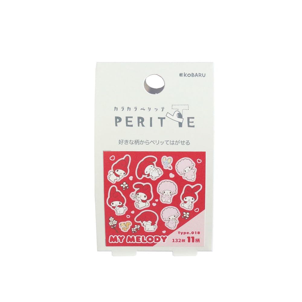 Sanrio My Melody Roll Sticker 132pcs Cute My Melody Planner Scrapbook DIY Decorative Sticker