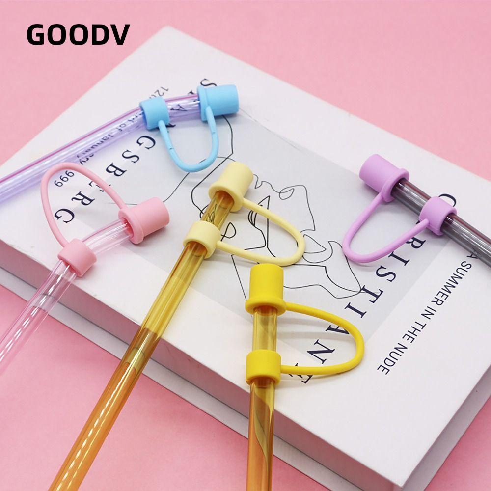 GOODV Ống Hút Topper, Vỏ Ống Hút Chống Bụi 8 Mm, Nhỏ Gọn Tốt Niêm Phong Nắp Bảo Vệ Ống Hút Đầu Nắp C
