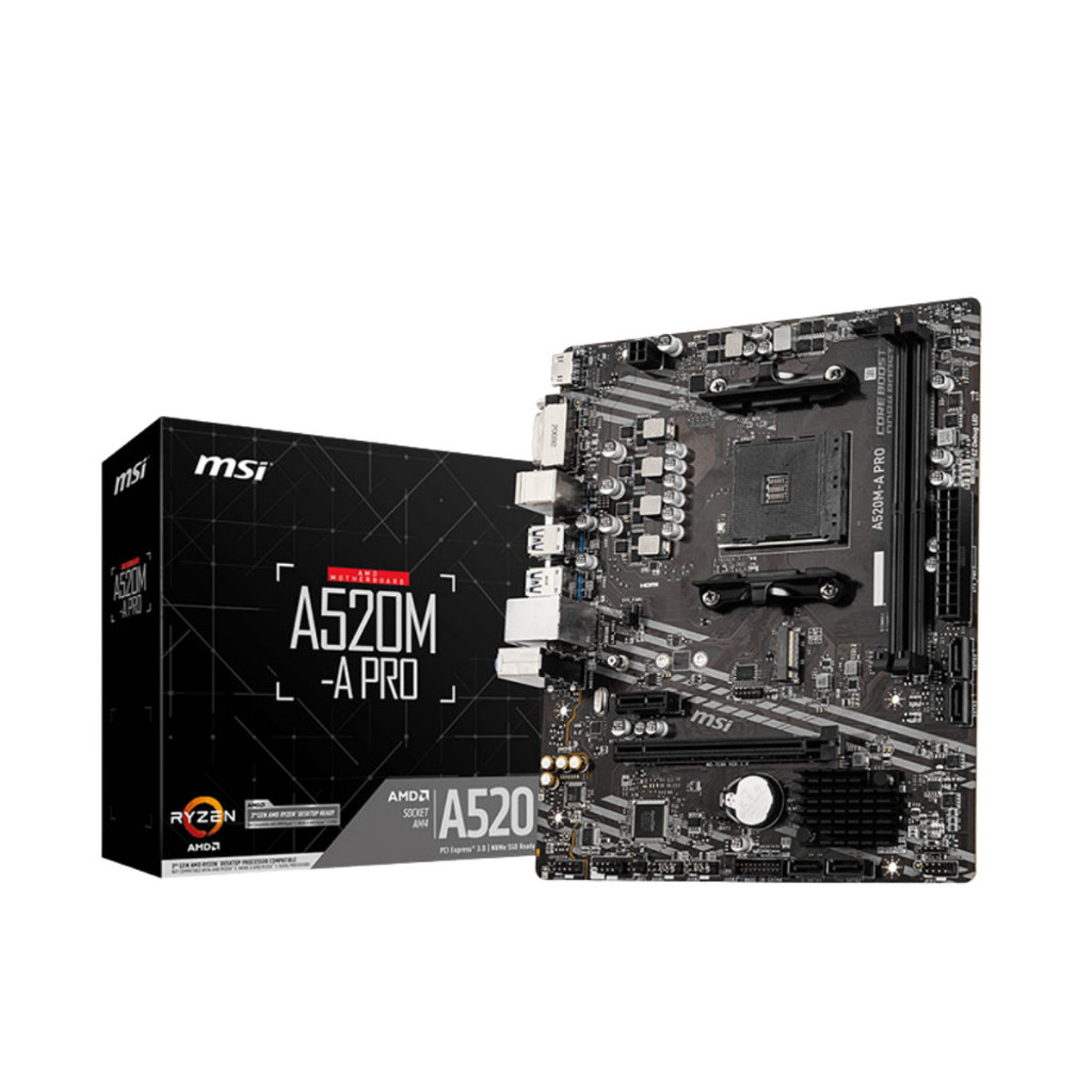 Mainboard MSI A520M-A PRO - Hàng chính hãng