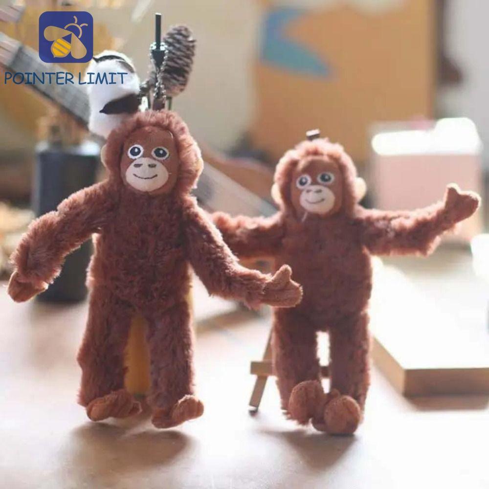 POINTER LIMIT Phim hoạt hình Gorilla Đồ chơi sang trọng, Phim hoạt hình Gorilla Chimpanzees Mặt dây 
