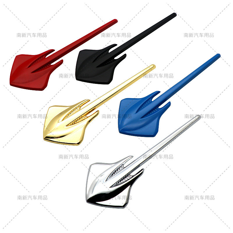 Sable Sable Bên Nhãn Dán Xe Hơi Kim Loại Độc Đáo Ba Chiều Sửa Đổi Xe Fender Nhãn Xe Ô Tô