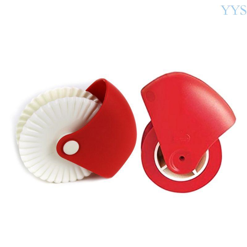 YYS Bánh Ngọt Cuter Cán Bánh Xe Trang Trí Để Đảm Bảo Cắt Mịn DIY Hướng Dẫn Sử Dụng Mì