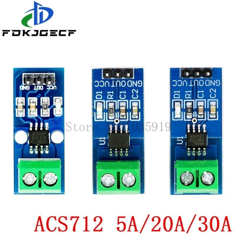 103 Mô-đun Cảm Biến Dòng Điện ACS712 5A 20A 30A 5A / 20A / 30A ACS712