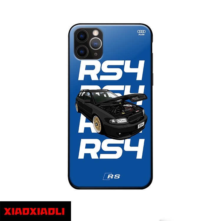 Vỏ bảo vệ ô tô Audi thời trang IPhone 16 17 Pro Max Plus Mini XS XR a1