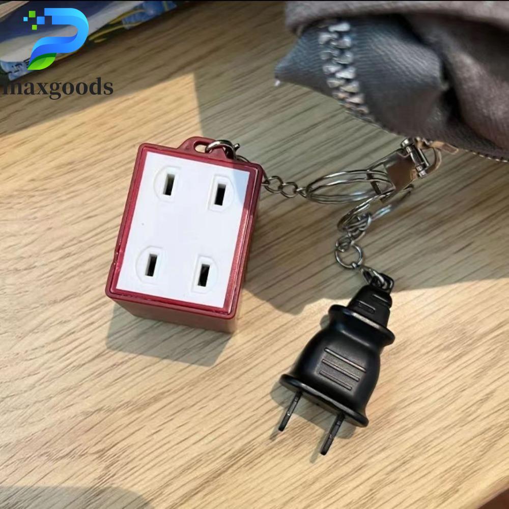 Vòng chìa khóa cặp đôi MAXGOODS, Móc khóa âm thanh điện tử I Love You, Đồ chơi giải trí Baby Is Call