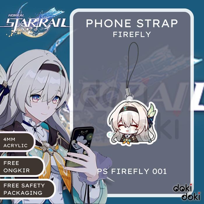 PHONE STRAP HP FIREFLY HONKAI STAR RAIL - PS FIREFLY 001