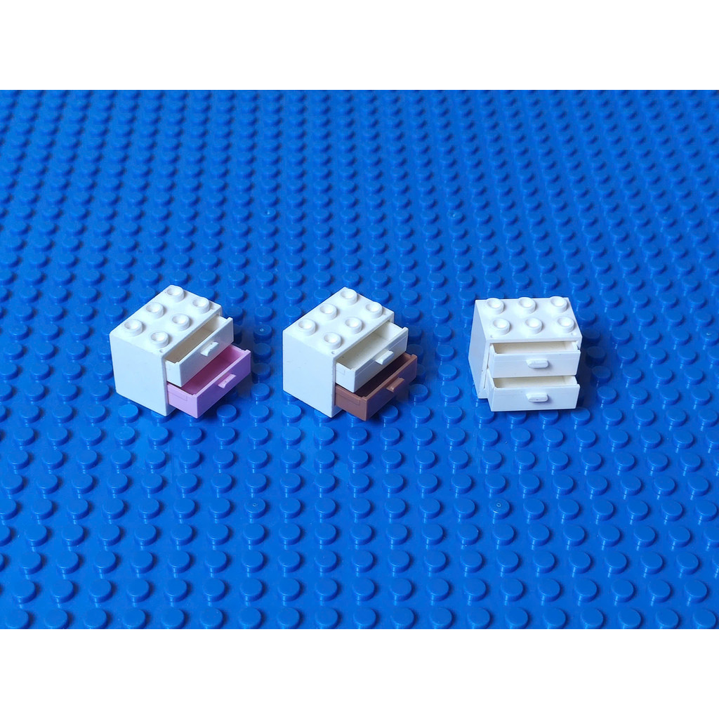 Gạch Chính Hãng - Tủ Kéo 2x3 - Gạch Lắp Ráp