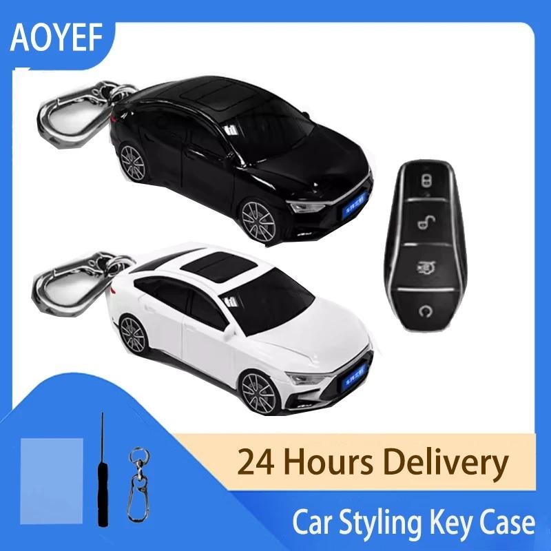 ICAR cho BYD Han Kiểu Dáng Xe Cho BYD Qin Plusdmi Atto 3 Han EV Cá Heo Từ Xa Chìa Khóa Xe Ô Tô Bao F