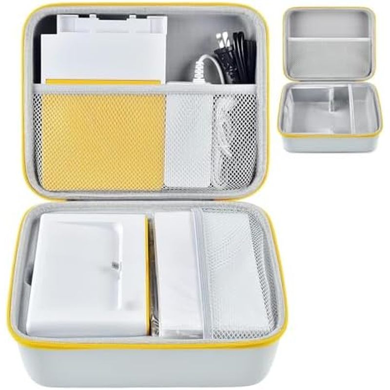 Hộp đựng vỏ cứng ALKOO cho máy in ảnh tức thì KODAK Dock Plus 4PASS, Hộp sắp xếp lưu trữ du lịch đúc