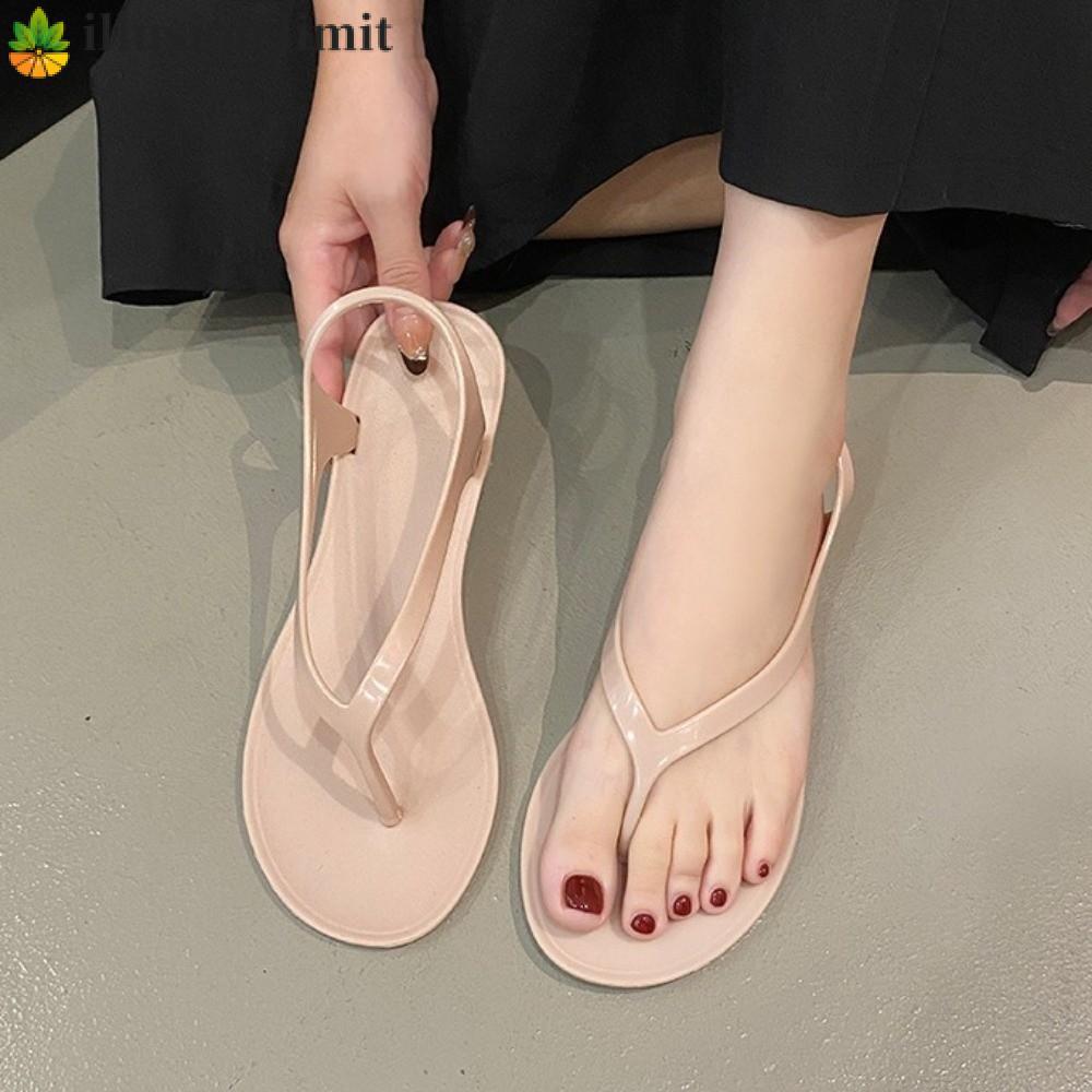ILLUSION LIMIT Girl Flip Flop Ins Simple Casual Ladies
