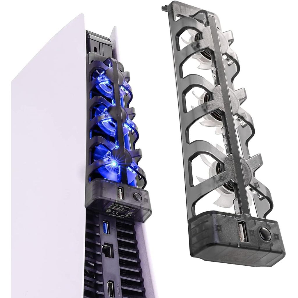Quạt làm mát PS5 cho PlayStation 5 Chỉ đĩa chính hãng & bảng điều khiển kỹ thuật số, không tương thí