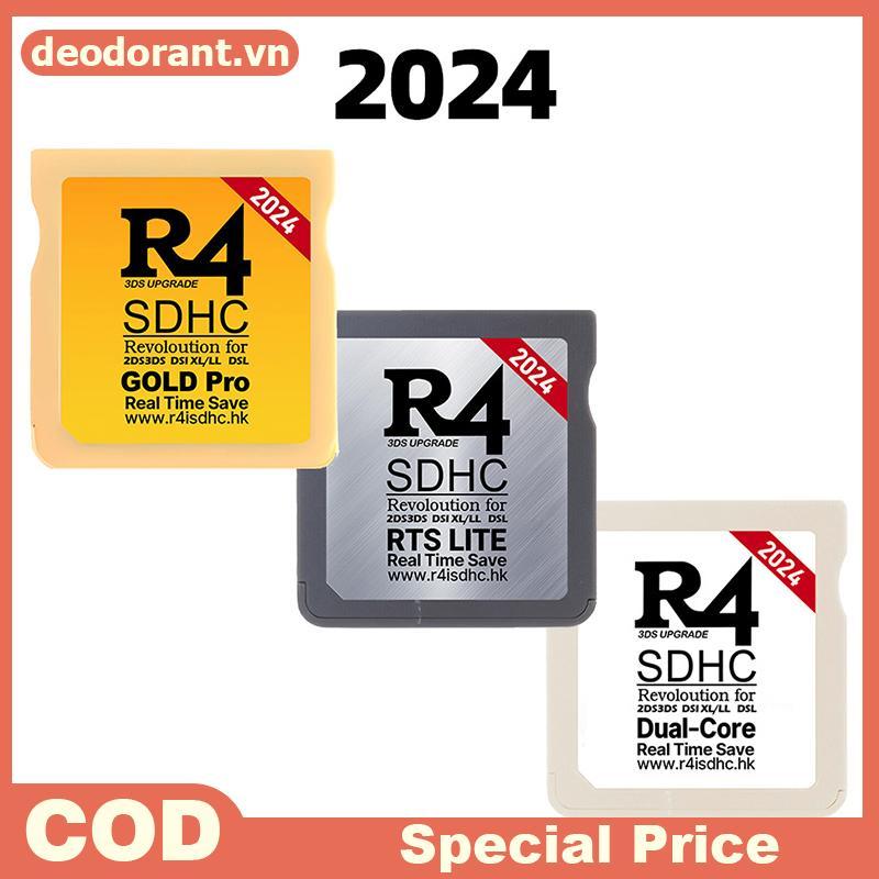 Voodoo 2024 Cho NDS Game Card Cho R4I SDHC TF Card R4 SDHC Gold Pro Card Video Game Card Vàng Trắng 