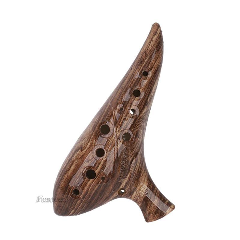 12 Lỗ Ocarina PP Nhựa Alto C Phong Cách Mini Nhạc Cụ Di Động Thủ Công Cho Người Yêu Âm Nhạc Người Lớ