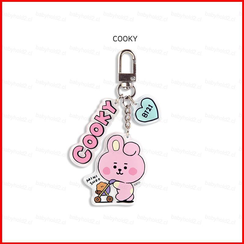 BH2 BTS BT21 KOYA RJ SHOOKY MANG MINI Acrylic Móc Khóa Nhân Vật Dễ Thương Túi Charm HB2