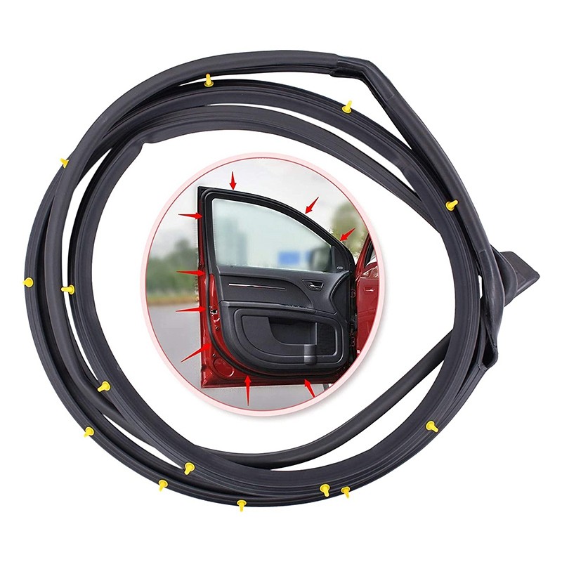 Con dấu cao su đúc cửa trước bên trái cho Honda Civic Sedan 2006-2011 72350-SNE-A01 MDIP