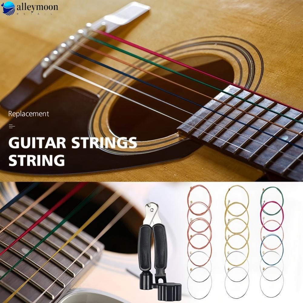 Dây đàn Guitar Acoustic 3 gói Đồng hồ đo 0,2 mm đến 1,2 mm với công cụ dây lại 3 trong 1