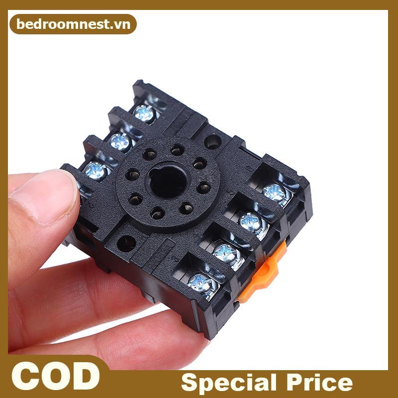 PHÒNG 1 / 5 Cái PF083A Đế Rơ Le Nguồn 8 Chân Rơ Le Soet Cho MK2P AH3 ASY DH48S Gắn Đường Sắt.