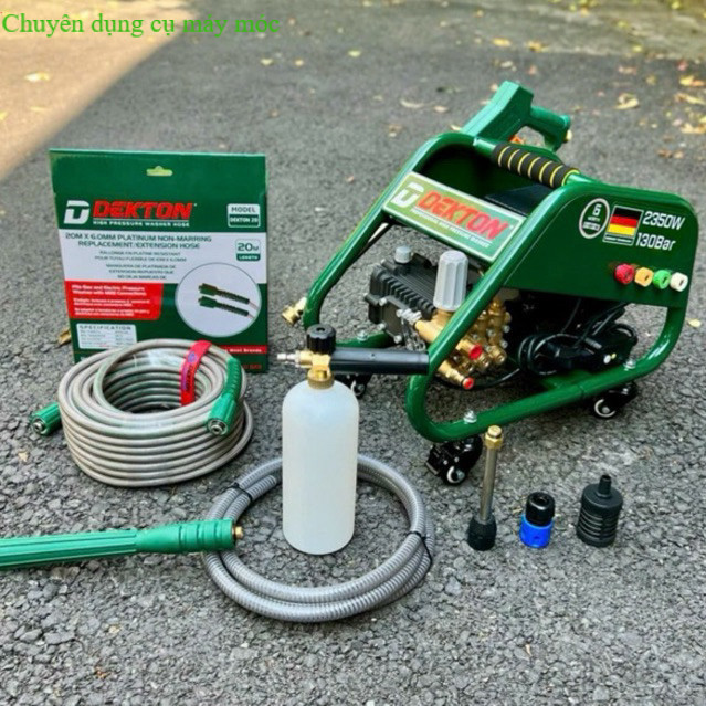 DK-HPW2350 - máy rửa xe cao áp DEKTON 2350W chỉnh áp máy chính hãng SHOP DỤNG CU