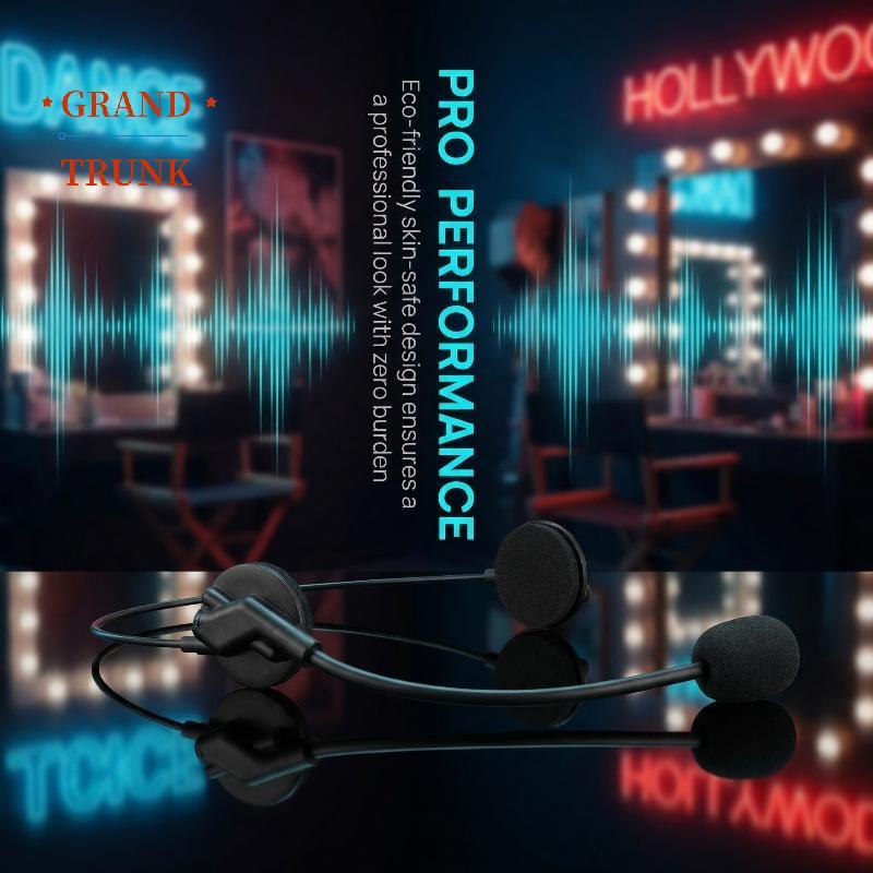 [GRAND-t] Tai nghe micro giả thực tế Đạo cụ Cosplay Đồ dùng dự tiệc Rostar để hóa trang hiệu suất nh