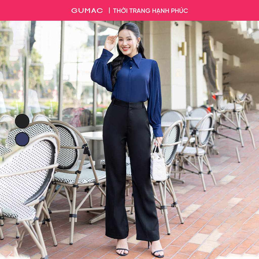 Quần tây nữ GUMAC ống loe  LQE0108