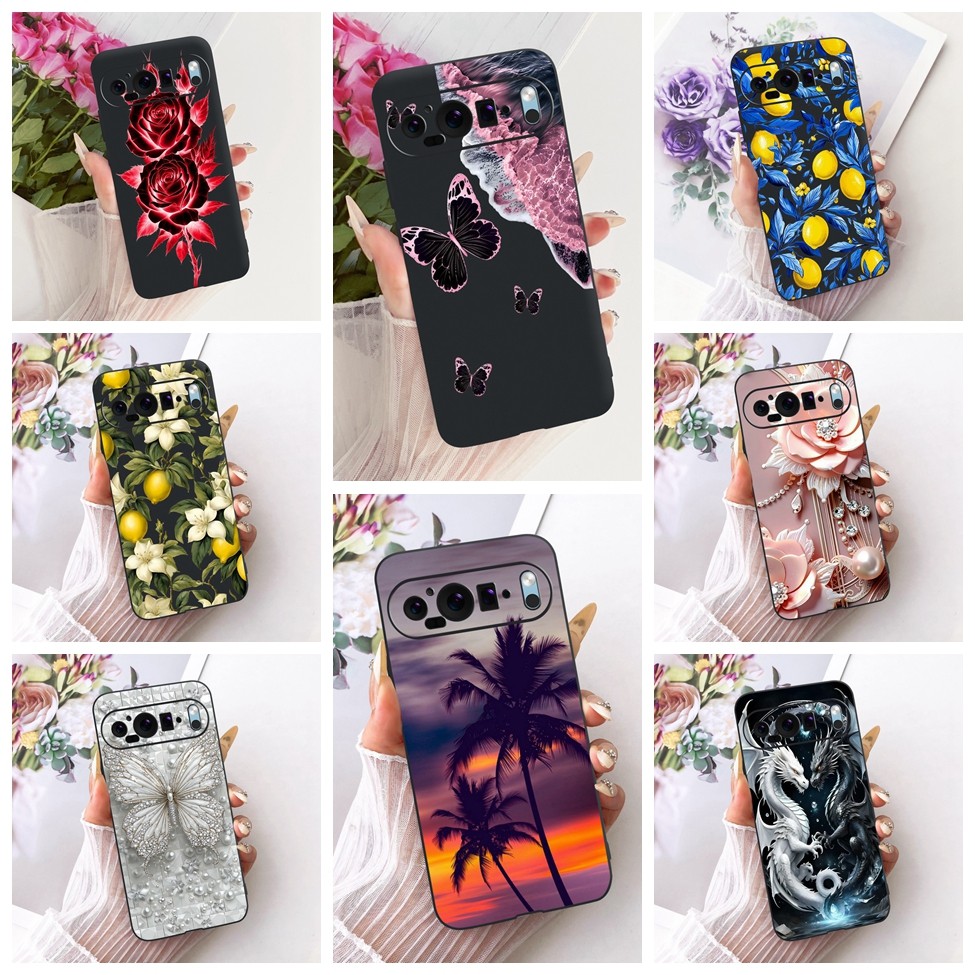 Ốp Điện Thoại Google Pixel 9 Cover Silicone Mèo Dễ Thương Thời Trang Vỏ Sơn Ngộ nghĩnh G2YBB GUR25 G