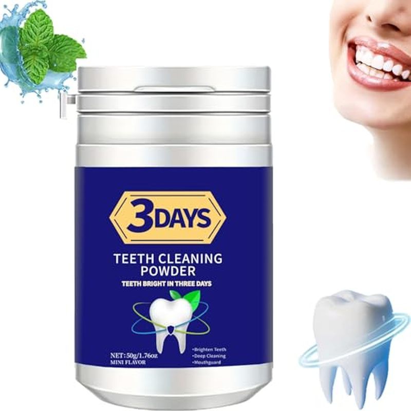 Bột làm trắng răng, Bột răng 3 ngày, Loại bỏ vết bẩn làm trắng răng, Bột làm sạch răng 3 ngày, Bột r