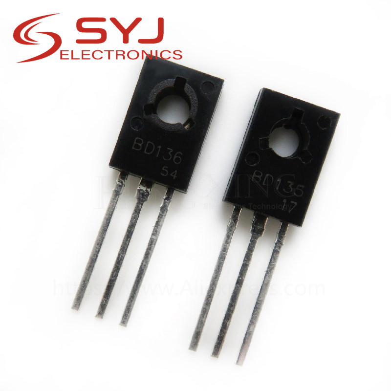 10 Cái / lốc BD135 BD136 BD138 BD131 BD132 BD137 BD139 BD140 TO-126 NPN Power Triode Transistor mới 