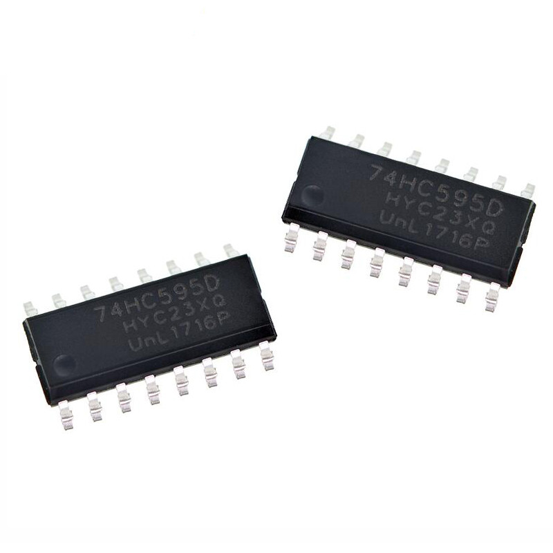 50-100 CÁI 74HC595 SOP16 74HC595D SOP SN74HC595D SOP-16 Chip IC mới và nguyên bản SMD