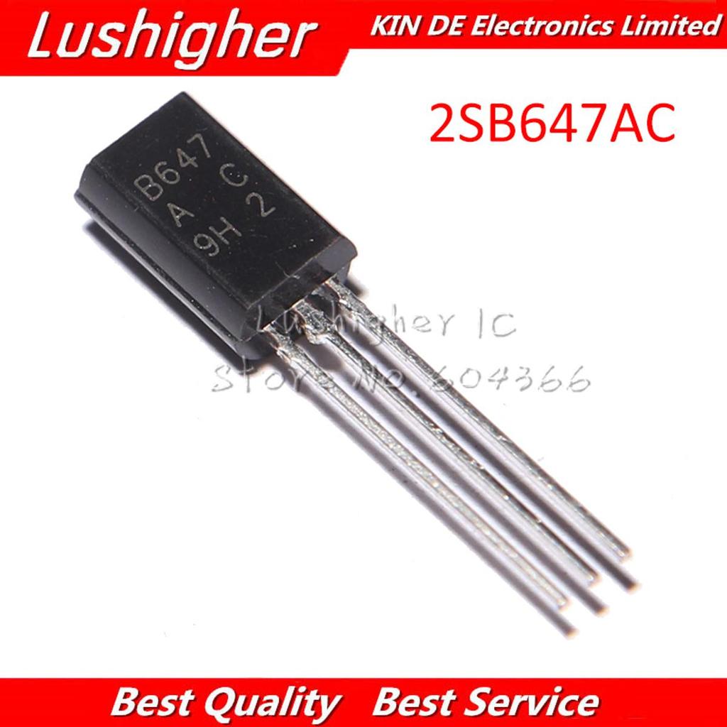 100 Chiếc B647 2SB647AC TO92 2SB647A 2SB647 TO-92L B647 B647AC Triode Mới Chính Hãng