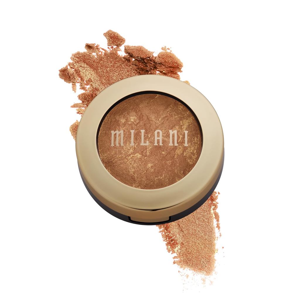 Milani Bronzer Powder - Baked Bronzer Sản xuất tại Ý, Trang điểm Highlighter Bronzing Shimmer cho đư