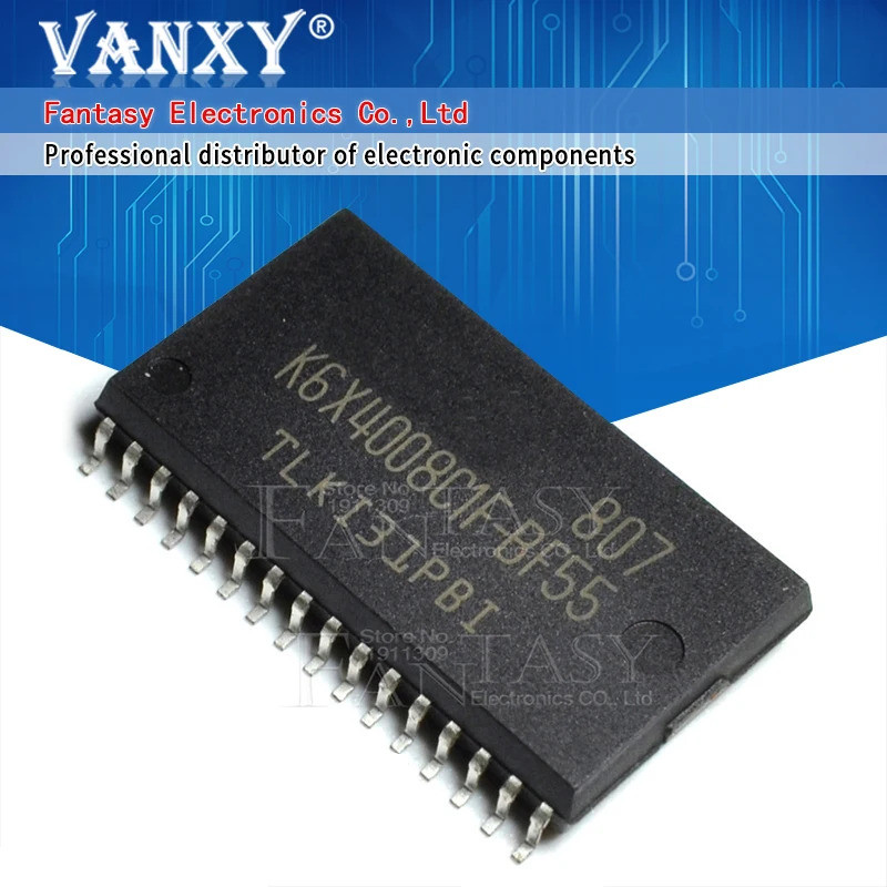 5 chiếc K6X4008C1F-BF55 SOP-32 K6X4008C1F BF55 TSOP-32 Chip nhớ 512Kx8 bit Công suất thấp full CMOS 