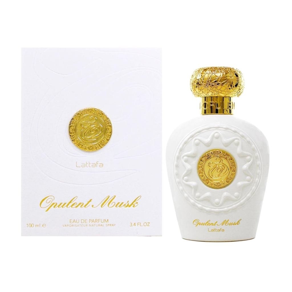 Lattafa Opulent Musk dành cho nữ Eau de Parfum Spray, 3,4 Ounce