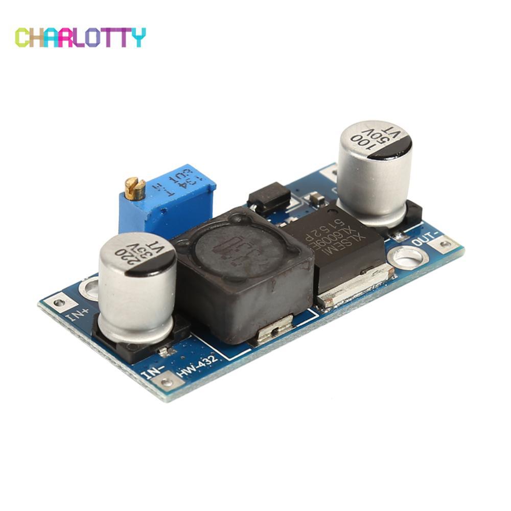 ✿ CHA ✿ XL6009 DC-DC 5 / 6 / 9 / 12V sang 24V Boost Mô-đun nguồn Step Up Board Bộ điều chỉnh điện áp