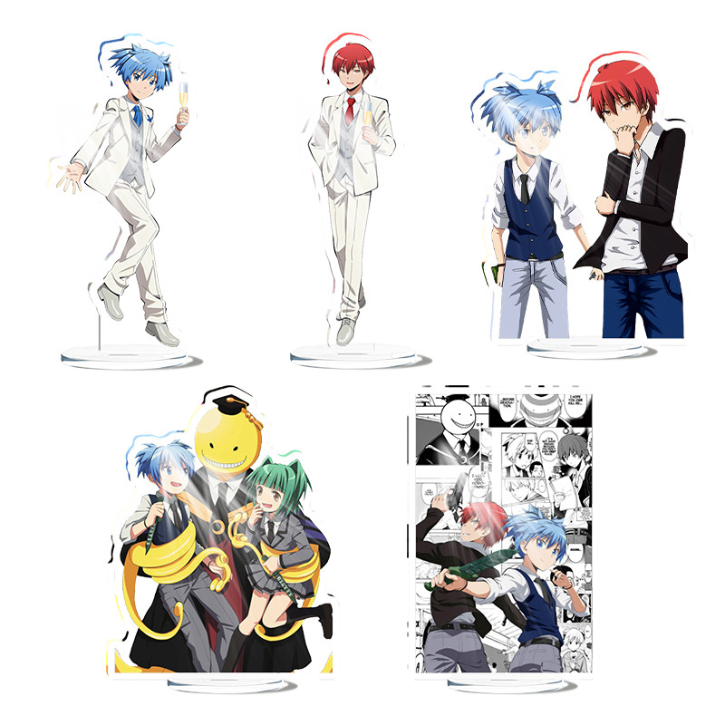 Assassination Classroom Shiota Nagisa Anime Acrylic Stand Model Plate Decoration Desk Figure Display