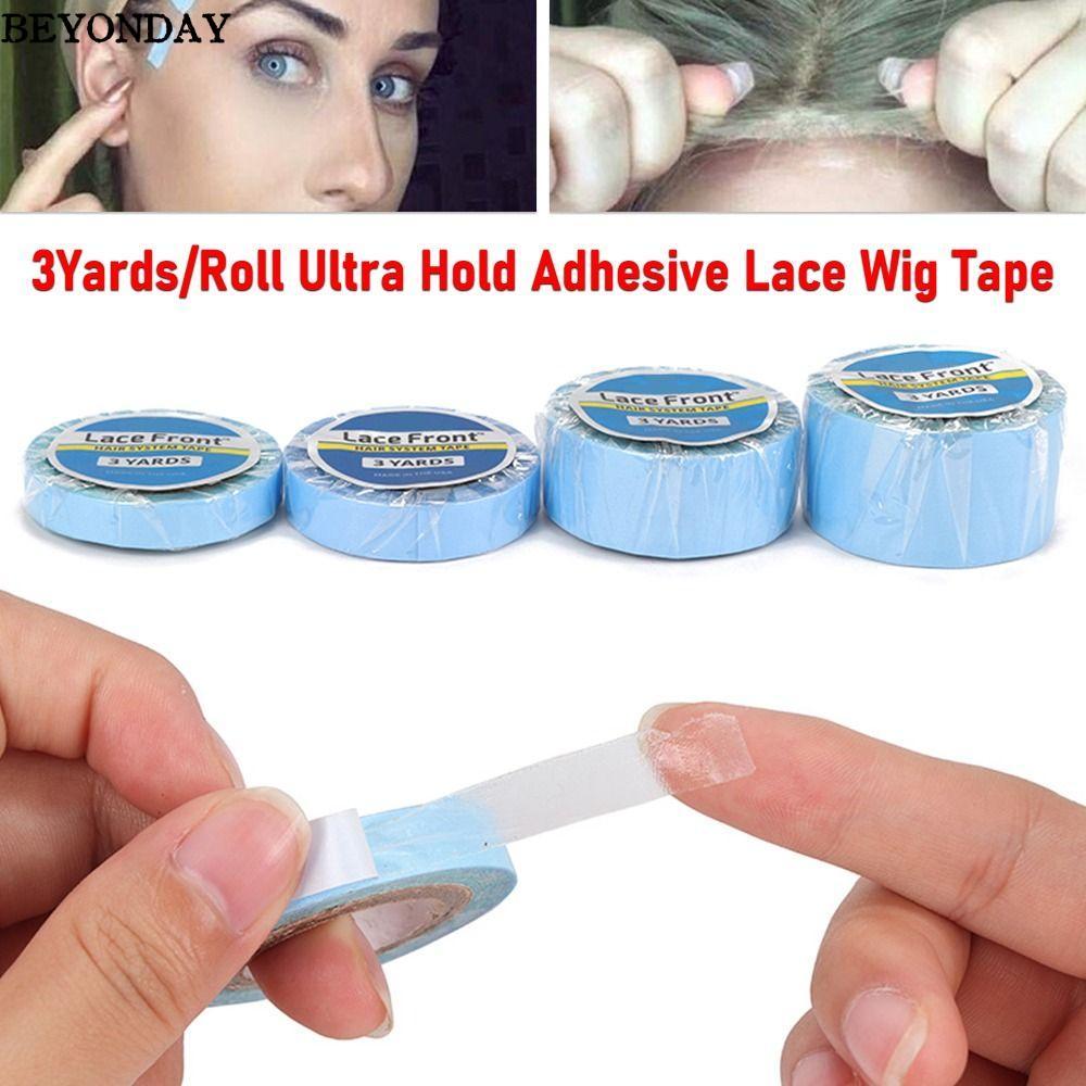 BEYONDAY 3Yards / Roll Wig Tape, Keo dán phía trước ren hai mặt chống thấm nước, Băng keo hệ thống t