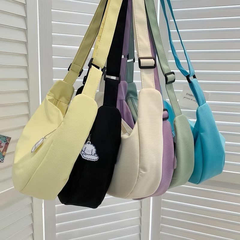 Túi Vải Canvas Đơn Sắc Dung Lượng Lớn