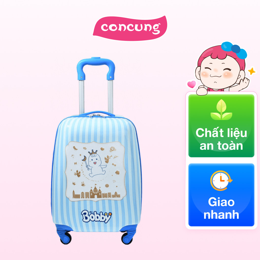 QT Bobby - Vali Bobby 16 inch cho bé (Xanh)