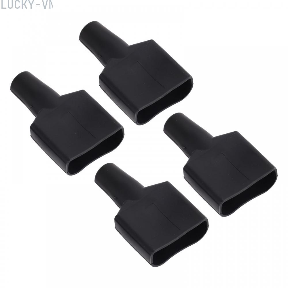 50A Anderson Plug 4 Pcs 4 Wheel Drive Black Cable Sheath Cover Dustproof Jacket