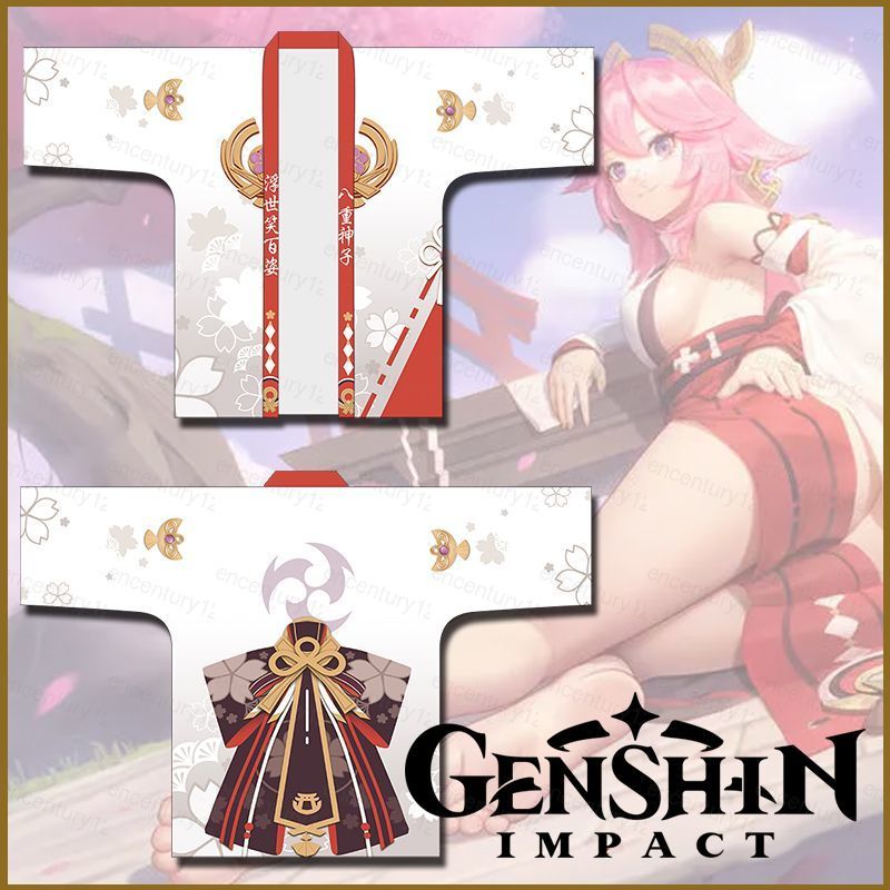 Áo khoác cosplay kimono Eula từ Genshin Impact, phù hợp unisex nhiều kích cỡ