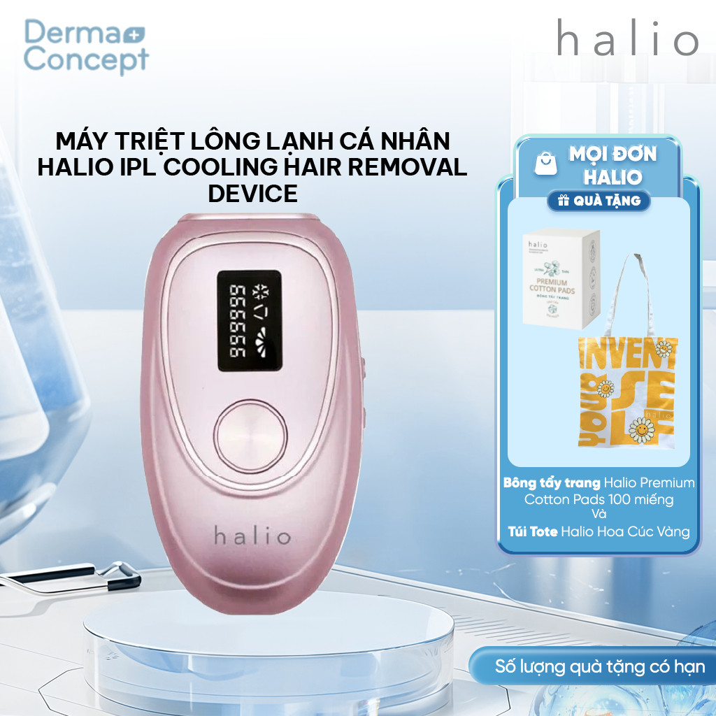 Máy Triệt Lông Lạnh Cá Nhân Halio IPL Cooling Hair Removal Device